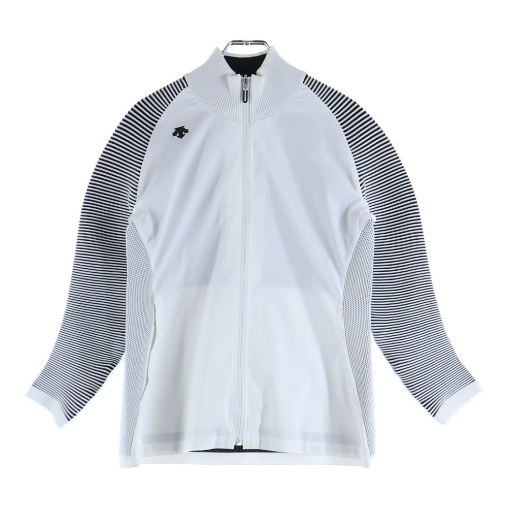 DESCENTE(デサント) デサントゴルフ 長袖ジャケット ナイロン ホワイト×ブラック