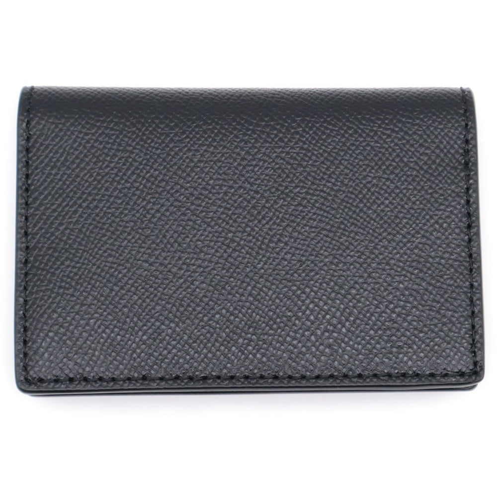 COACH(コーチ) カードケース 名刺入れ 財布 ブラック レザー ゴールド金具