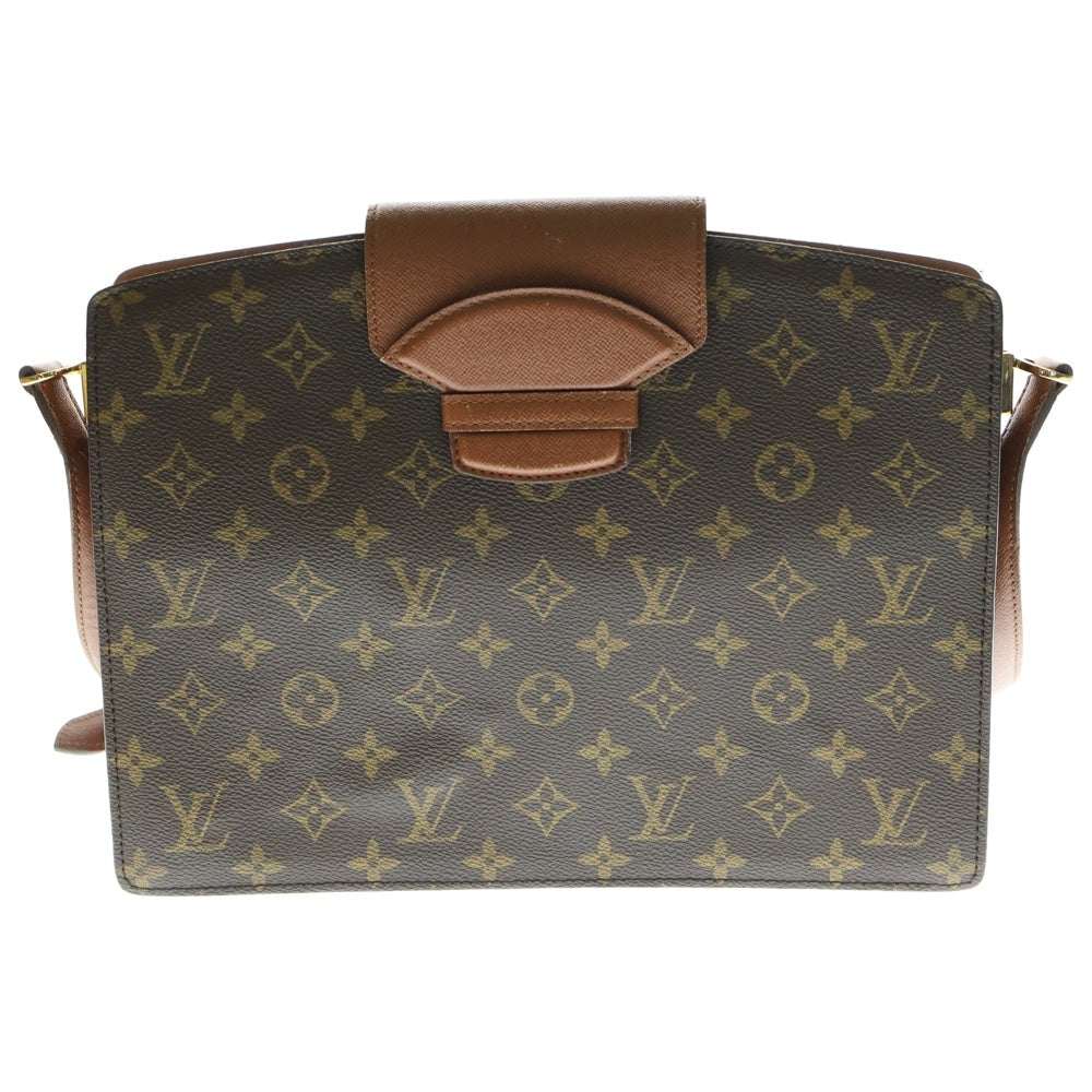 LOUIS VUITTON(ルイヴィトン) モノグラム クルセル ショルダーバッグ ブラウン ゴールド金具 レザー×PVC M51375