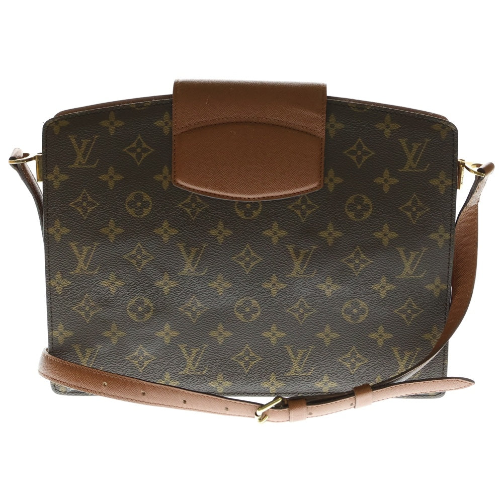 LOUIS VUITTON(ルイヴィトン) モノグラム クルセル ショルダーバッグ ブラウン ゴールド金具 レザー×PVC M51375