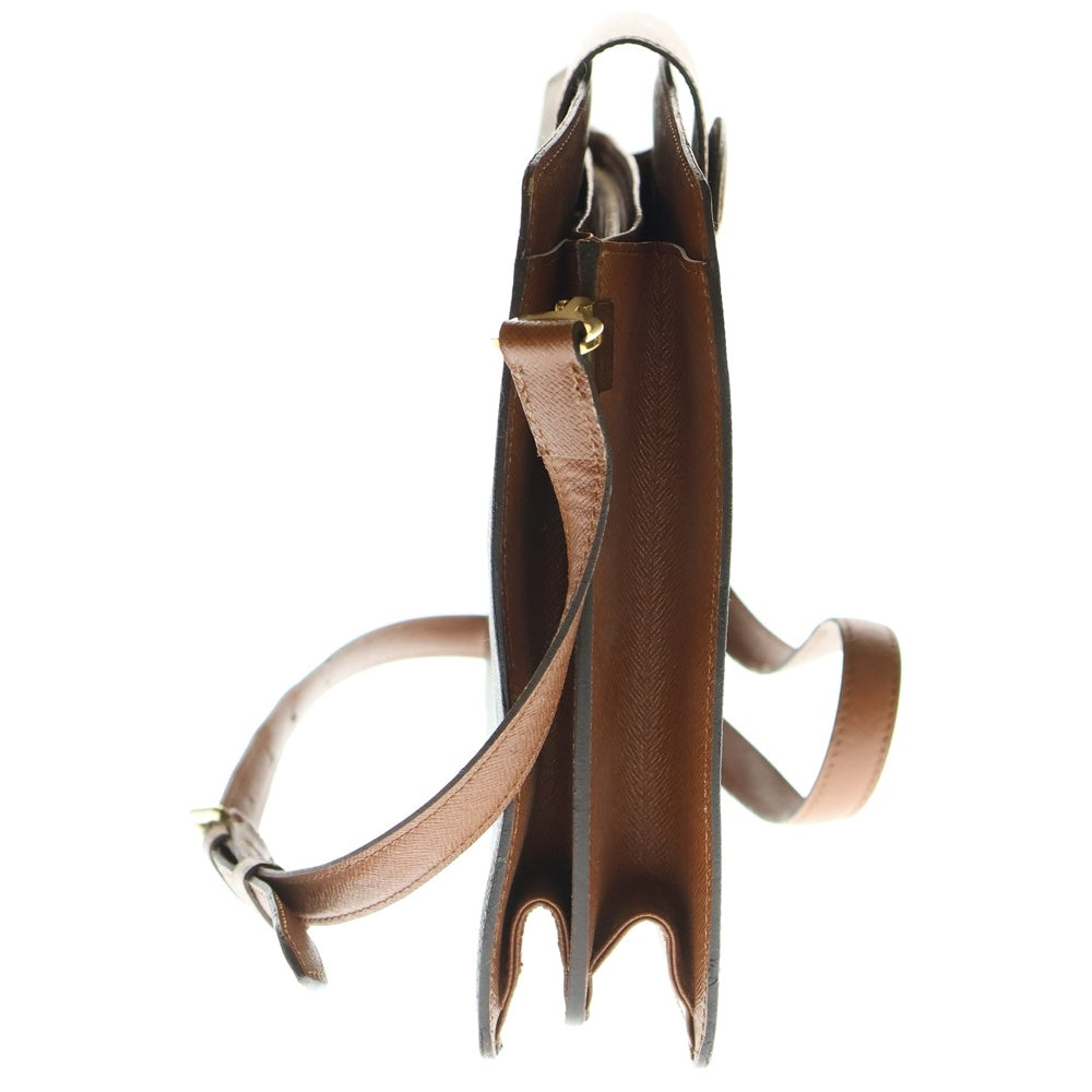 LOUIS VUITTON(ルイヴィトン) モノグラム クルセル ショルダーバッグ ブラウン ゴールド金具 レザー×PVC M51375