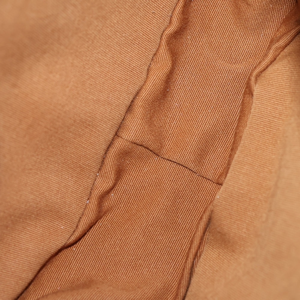 IL BISONTE(イル ビゾンテ) ショルダーバッグ ミニバッグ ブラウン オレンジ レザー ゴールド金具