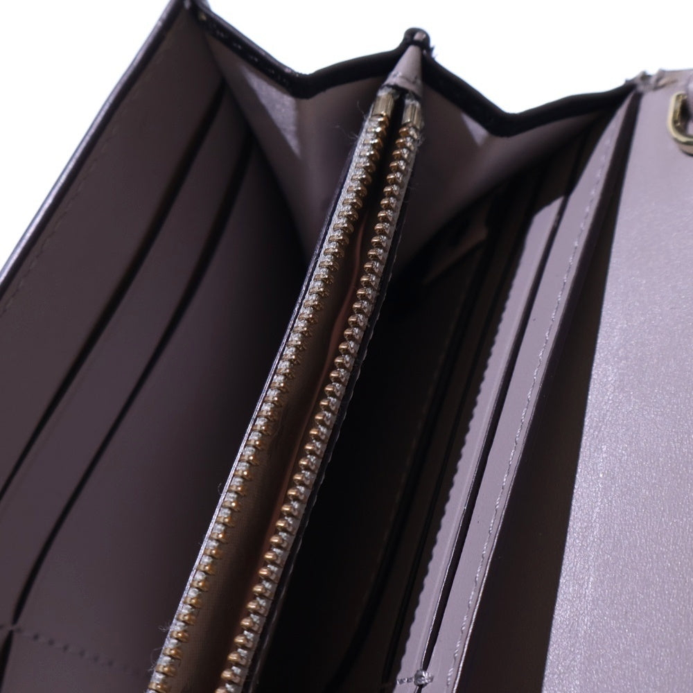 Kate Spade(ケイトスペード) 二つ折り長財布 ロングウォレット カードケース グレージュ レザー レディース