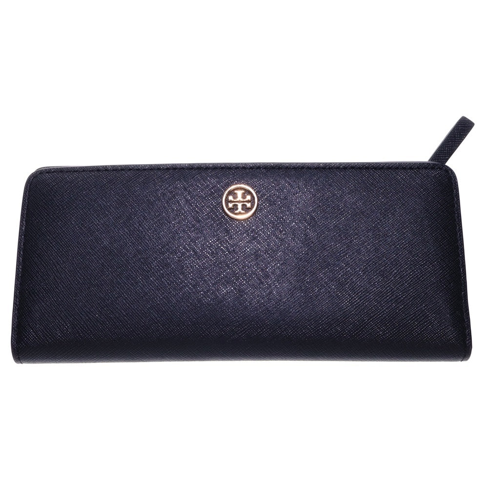 TORY BURCH(トリー バーチ) ロングウォレット 長財布 カードケース ブラック レザー ゴールド金具 レディース