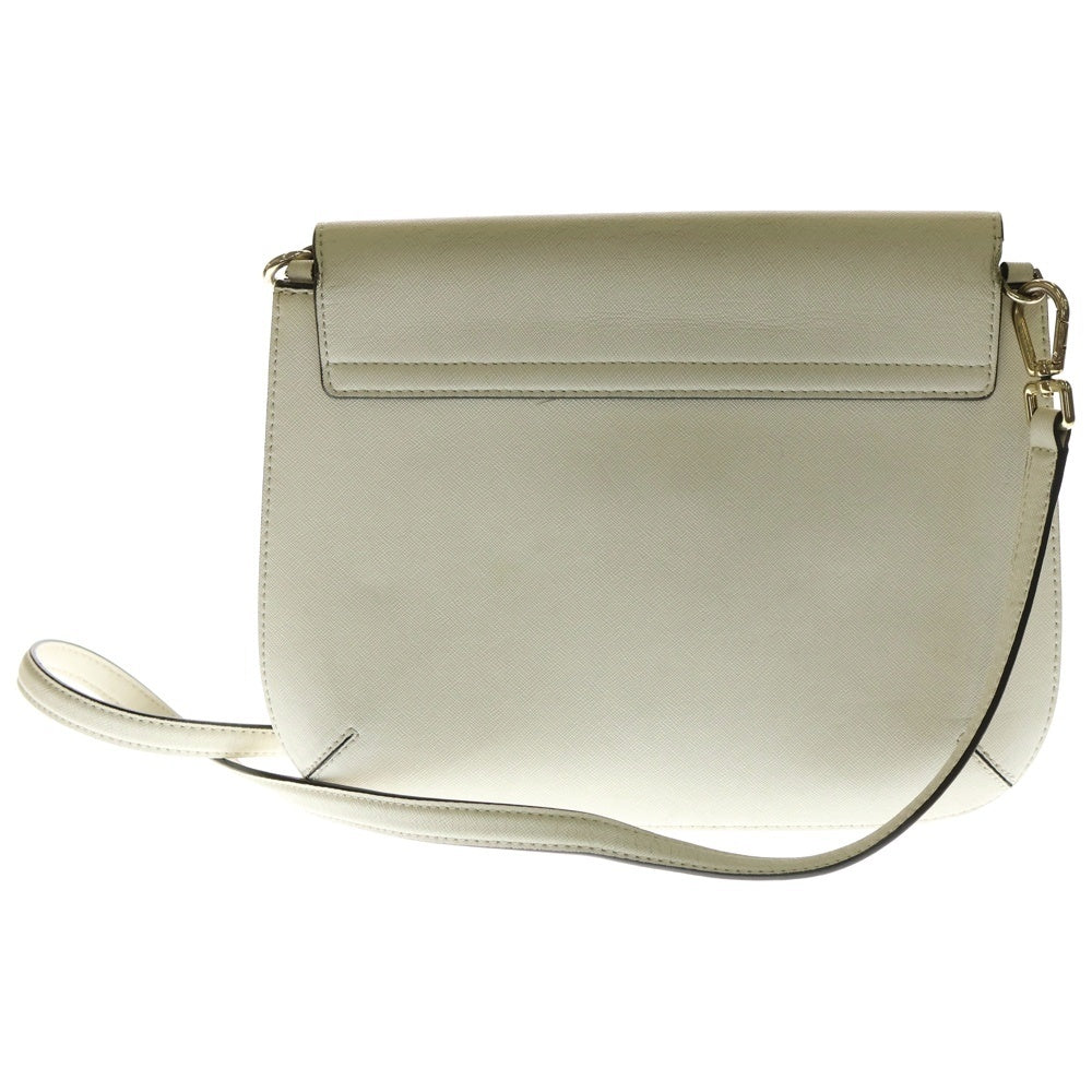 TORY BURCH(トリー バーチ) ショルダーバッグ ショルダーポシェット ホワイト ゴールド金具 レザー