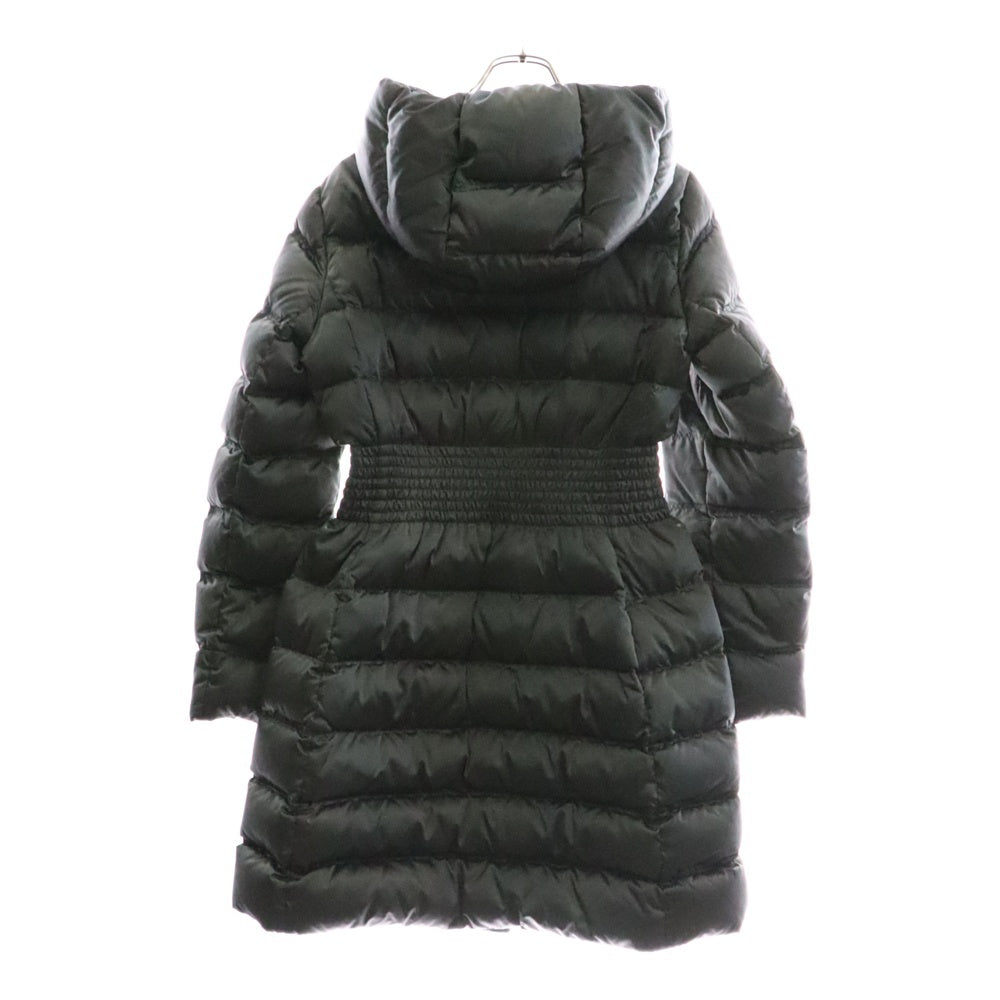 PRADA(プラダ) 15AW トライアングルロゴプレート フーデッド ジップアップ ダウン ロング ジャケット コート グレー レディース 29B364