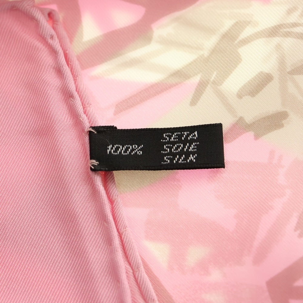 CELINE(セリーヌ) スカーフ ハンカチ ピンク×ホワイト