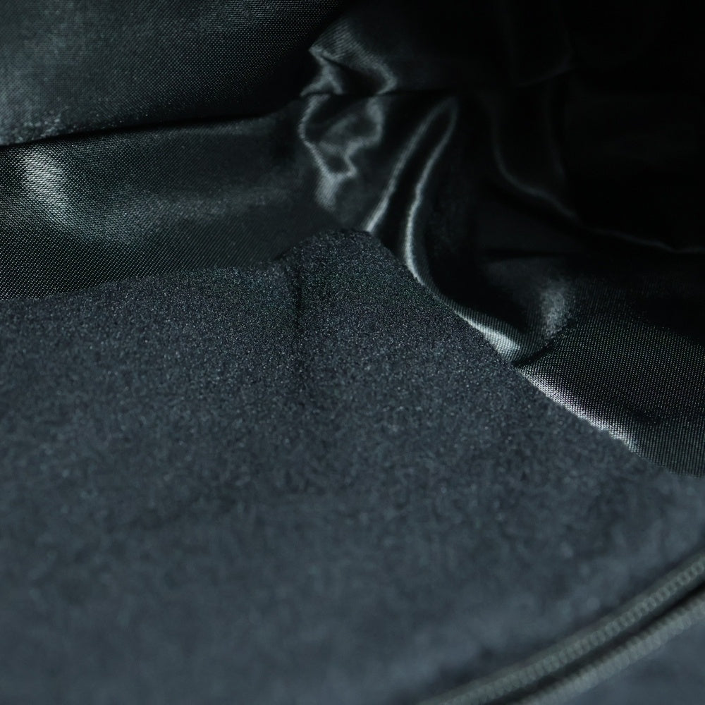 CHANEL(シャネル) ココマーク ロゴ パテントレザー パイル生地 ノベルティ ショルダーバッグ シルバー金具 ブラック