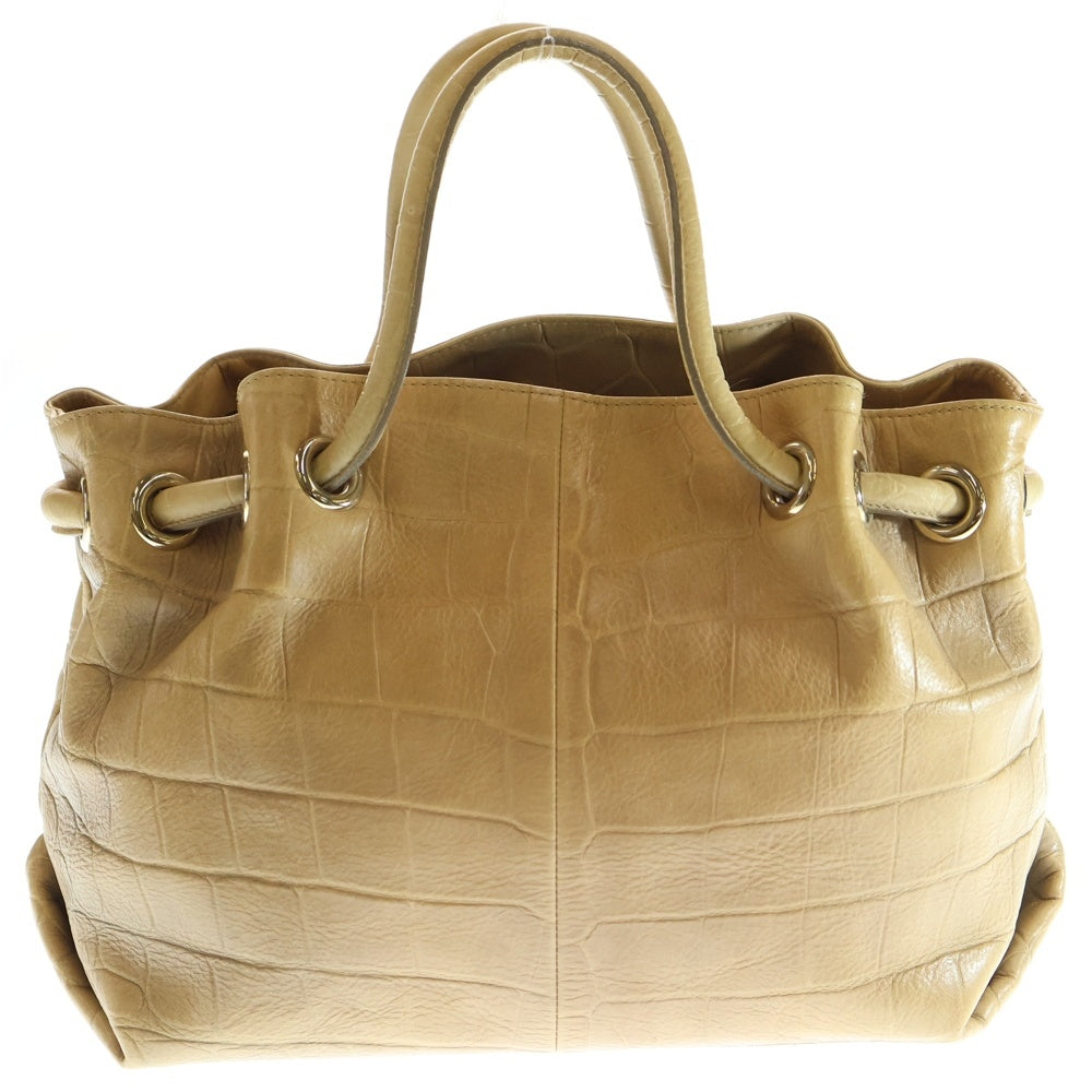 FURLA(フルラ) トートバッグ ハンドバッグ ベージュ ゴールド金具 レザー