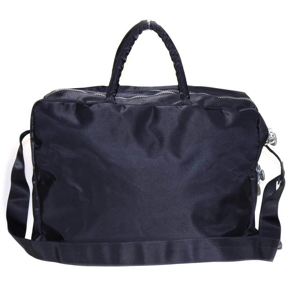Paul Smith(ポールスミス) 2WAY ブリーフケース ハンドバッグ ショルダーバッグ ボストンバッグ ブラック×パープル ナイロン シルバー金具