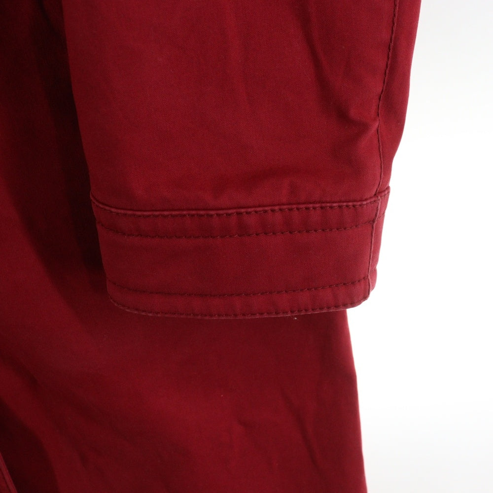 COACH(コーチ) ロゴ裏地コットン地コート ゴールド金具 レッド