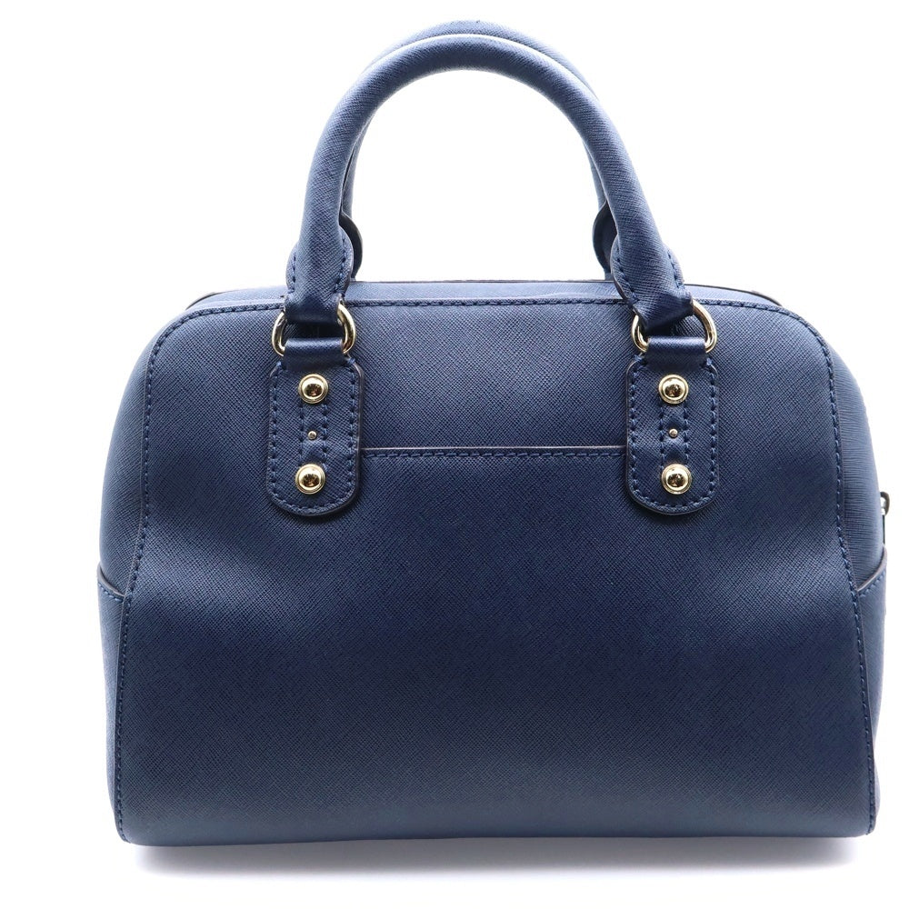 MICHAEL KORS(マイケルコース) 2WAYバッグ ハンドバッグ ショルダーバッグ レザー ネイビー ゴールド金具