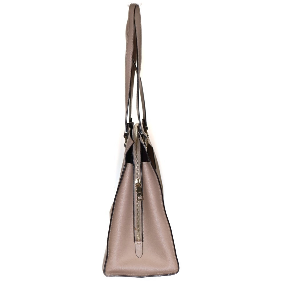 COACH(コーチ) トートバッグ ハンドバッグ レザー ベージュ ゴールド金具