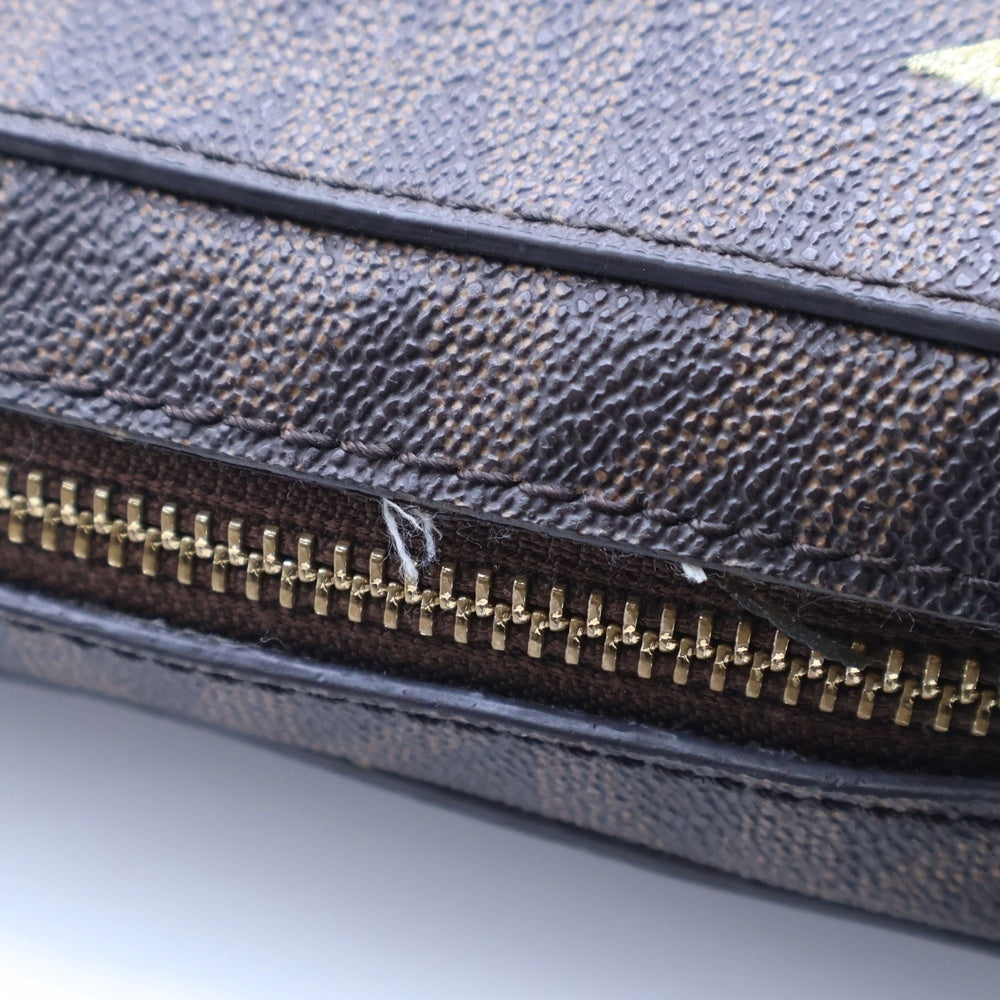 MICHAEL KORS(マイケルコース) ショルダーバッグ ミニバッグ PVC ブラウン ゴールド金具