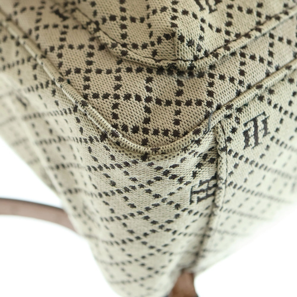 TOMMY HILFIGER(トミーヒルフィガー) リュックサック ミニバッグ バックパック ショルダーバッグ アイボリー×レッド×ネイビー ゴールド金具 キャンバス