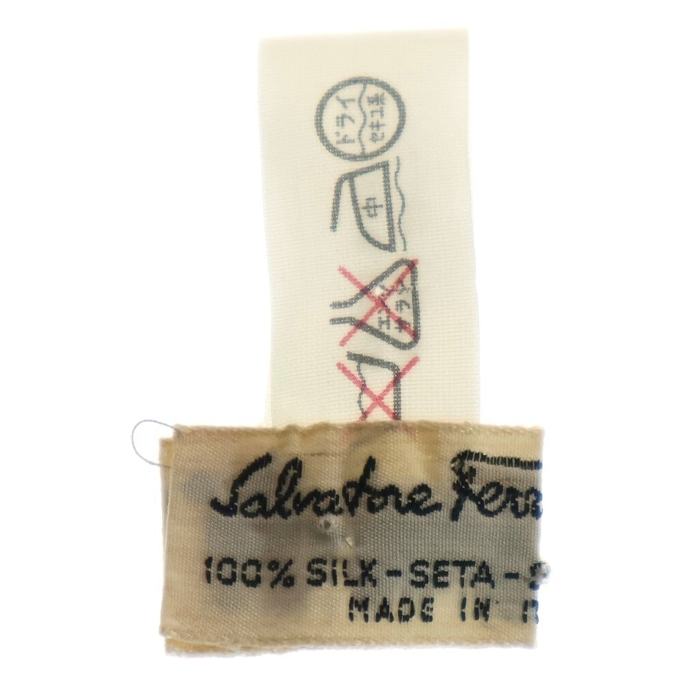Salvatore Ferragamo(サルヴァトーレ フェラガモ) シルクスカーフ グリーン マルチカラー