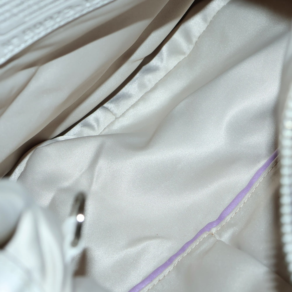 COACH(コーチ) シグネチャー コンパーチブル ホーボーバッグ 2WAYバッグ ショルダーバッグ ハンドバッグ ホワイト×ベージュ シルバー金具 13707