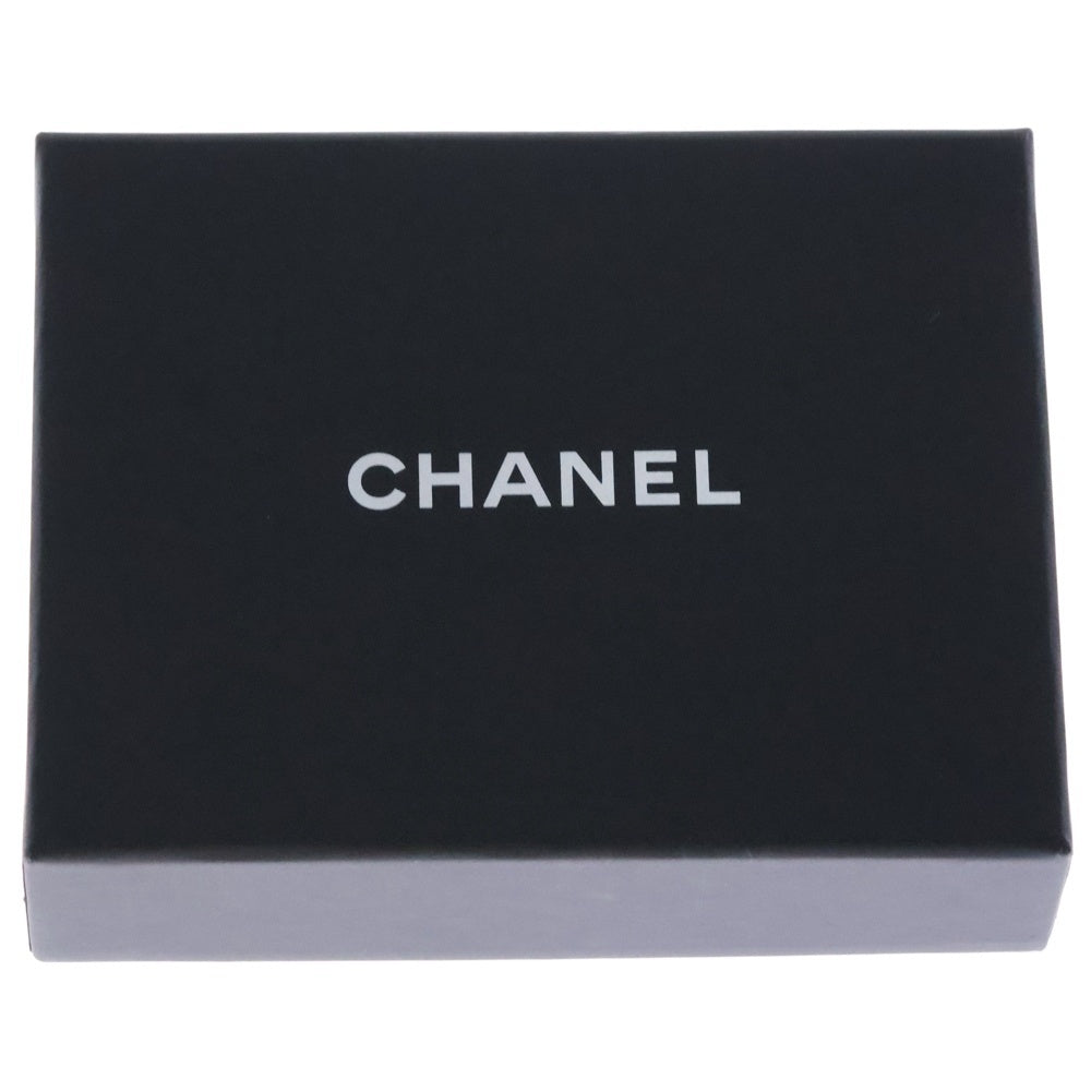 CHANEL(シャネル) ココマーク 香水モチーフ ラインストーンピアス ブラック×シルバー A22B