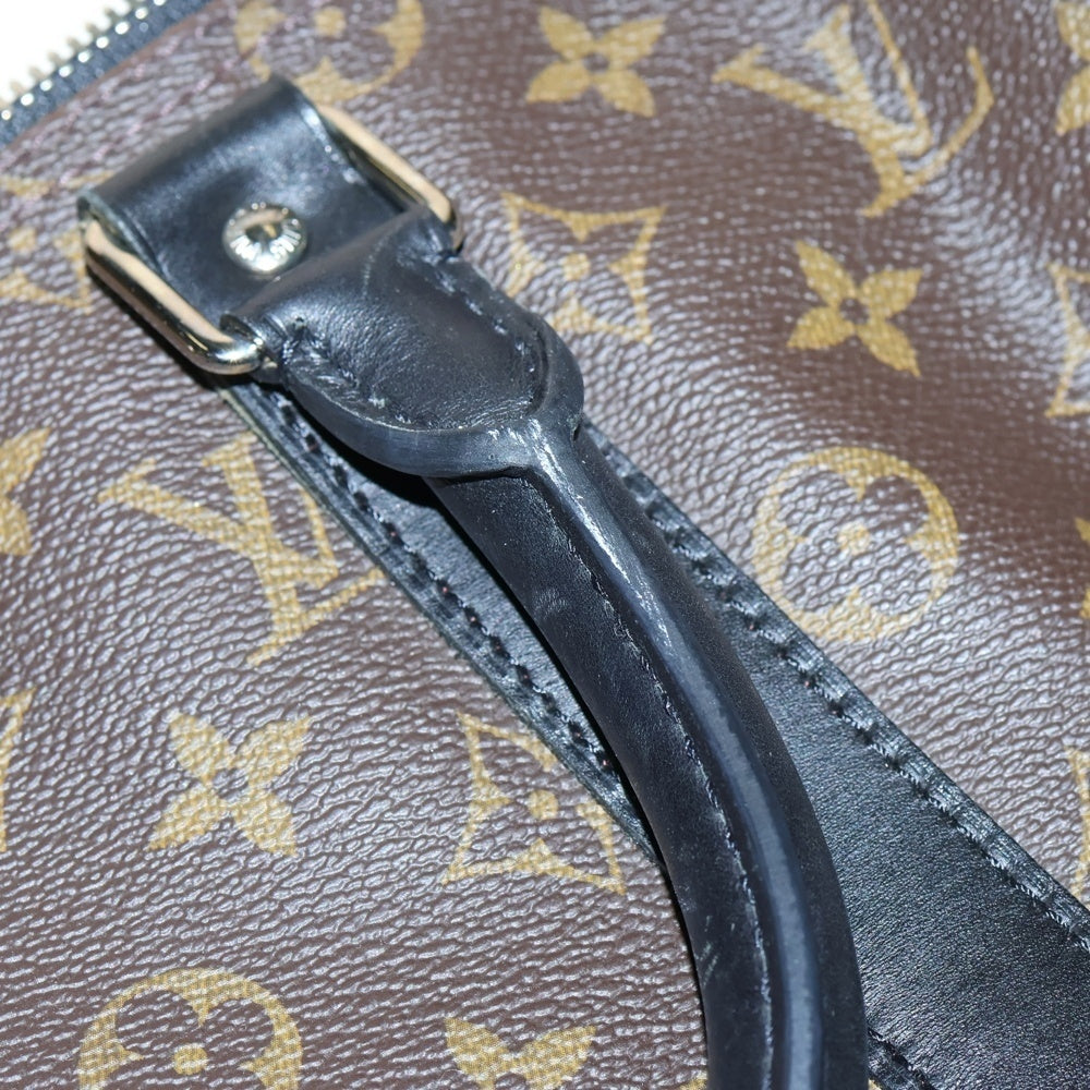 LOUIS VUITTON(ルイヴィトン) モノグラムマカサー キーポル バンドリエール45 レザーボストンバッグ ブラウン M56711