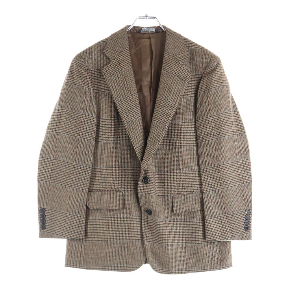 POLO RALPH LAUREN(ポロラルフローレン) テーラードジャケット ブラウン 千鳥格子 ウール 92