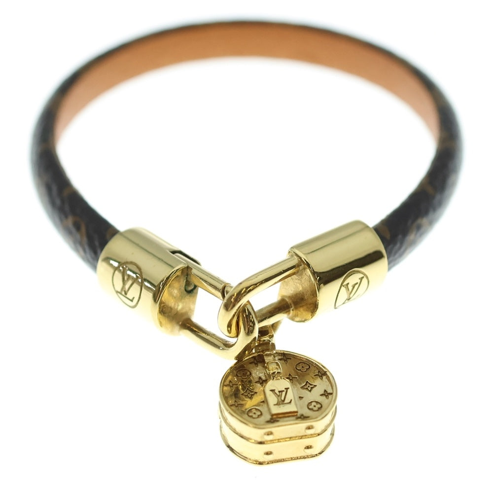 LOUIS VUITTON(ルイヴィトン) モノグラム ブラスレ LV トリビュート ブレスレット ブラウン M6442 ゴールド金具