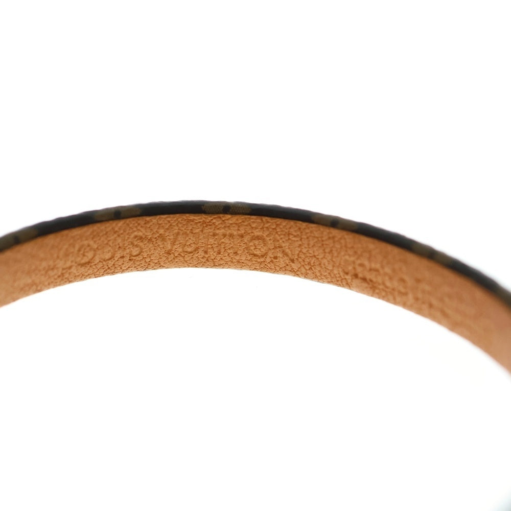 LOUIS VUITTON(ルイヴィトン) モノグラム ブラスレ LV トリビュート ブレスレット ブラウン M6442 ゴールド金具