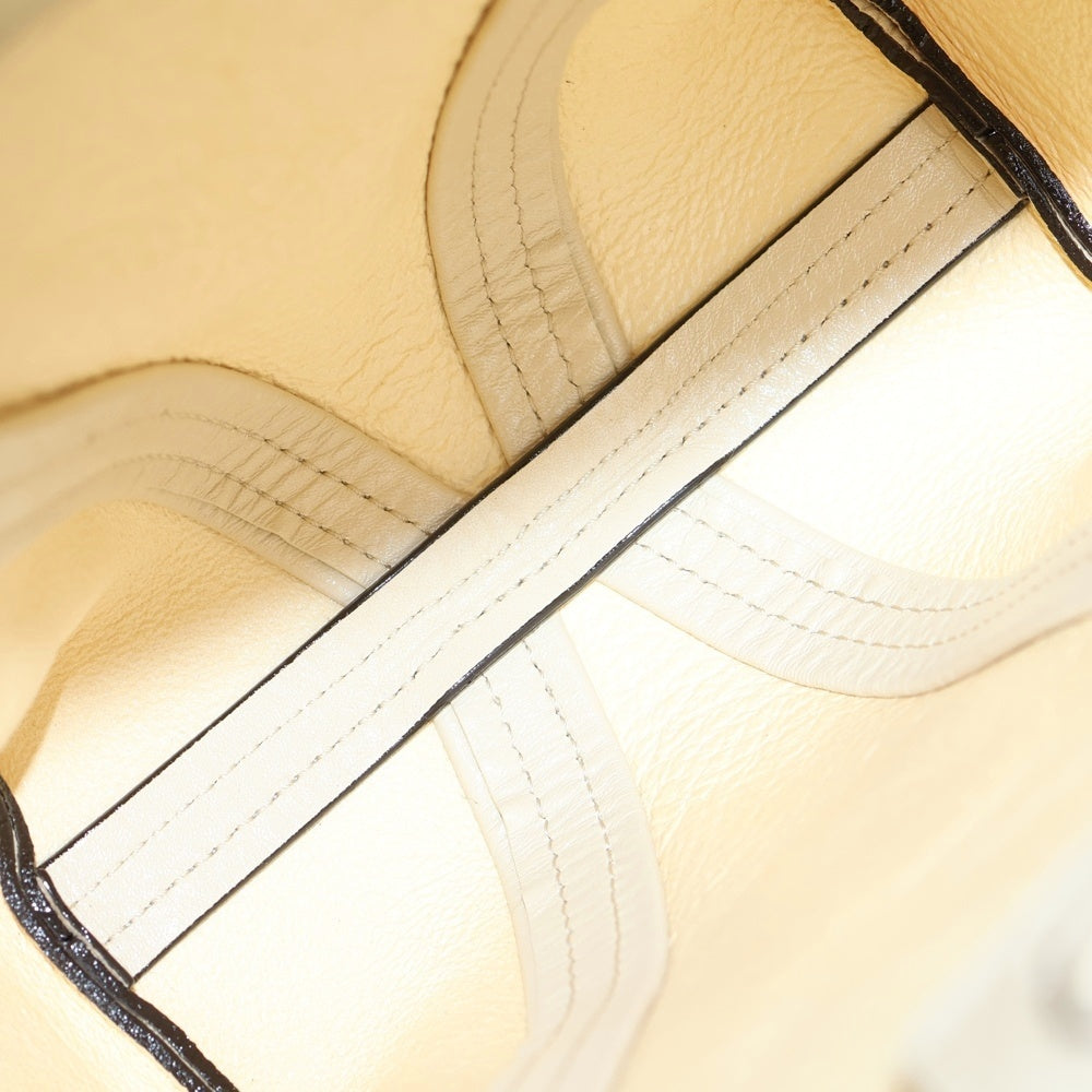 Chloe(クロエ) Spin スピン スモール レザー 2WAY ハンド ショルダーバッグ ゴールド金具 ベージュ