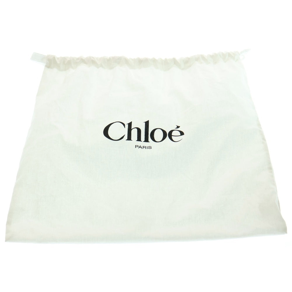 Chloe(クロエ) Spin スピン スモール レザー 2WAY ハンド ショルダーバッグ ゴールド金具 ベージュ