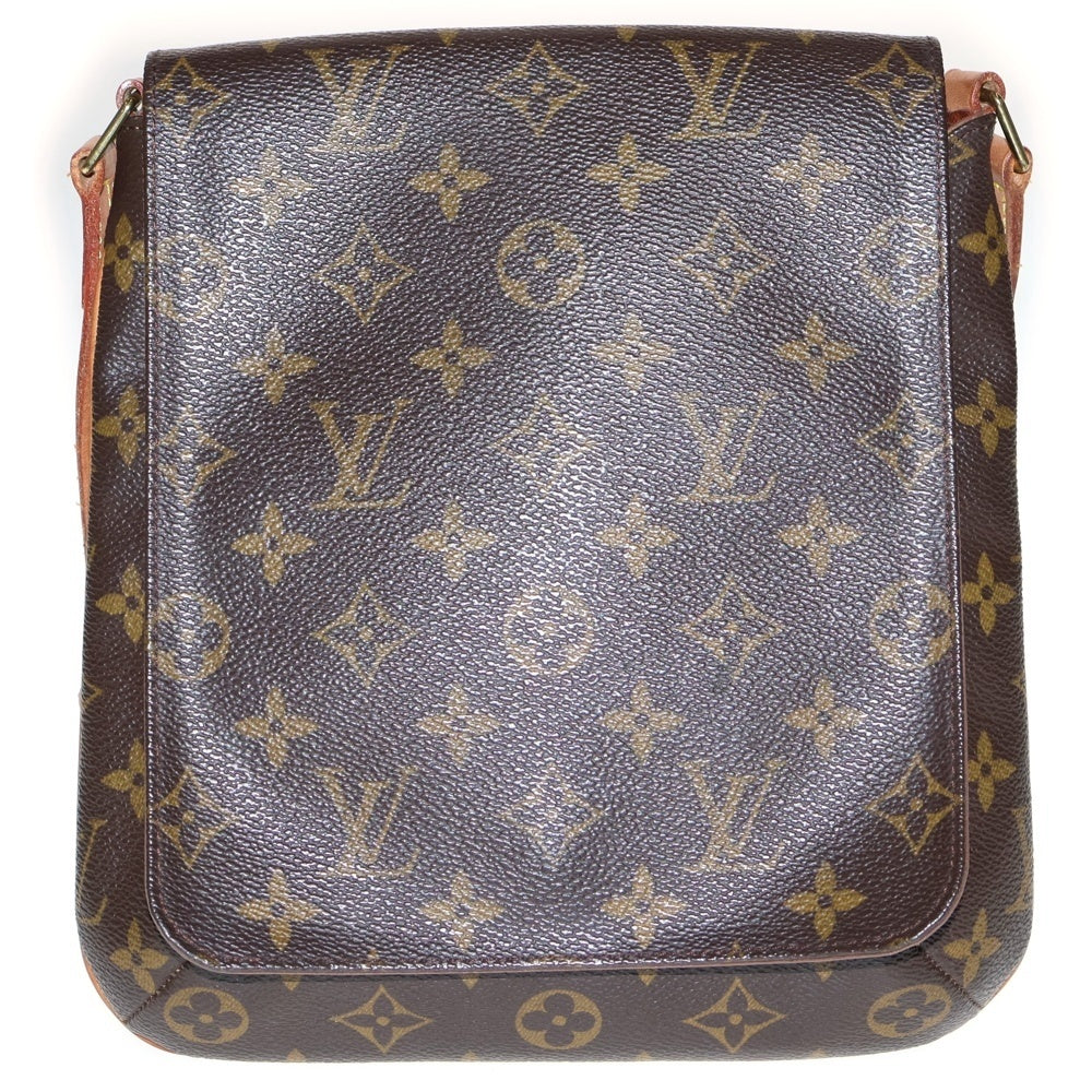 LOUIS VUITTON(ルイヴィトン) モノグラム ミュゼット・サルサ ショルダーバッグ ブラウン PVC×レザー M51258