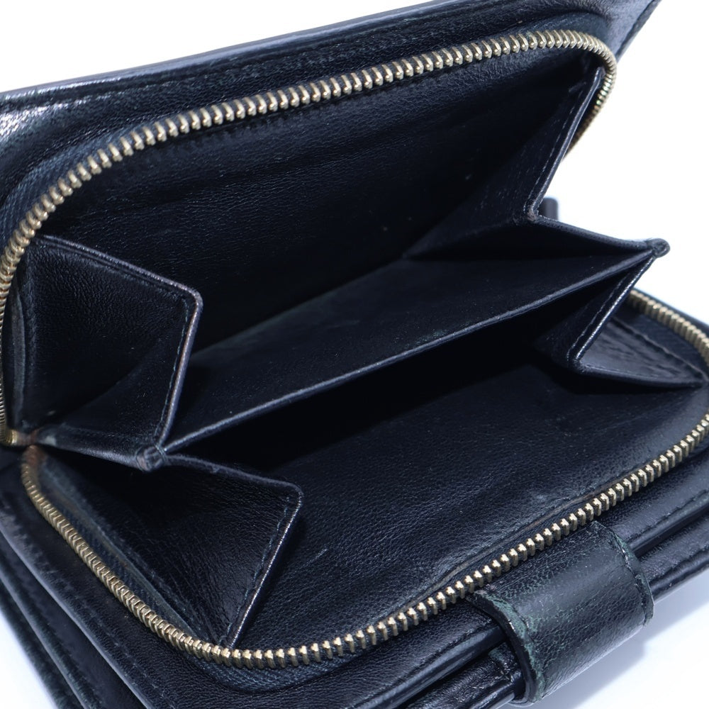 BOTTEGA VENETA(ボッテガヴェネタ) イントレチャート 2つ折り財布 コンパクトウォレット コインケース レザー 114073