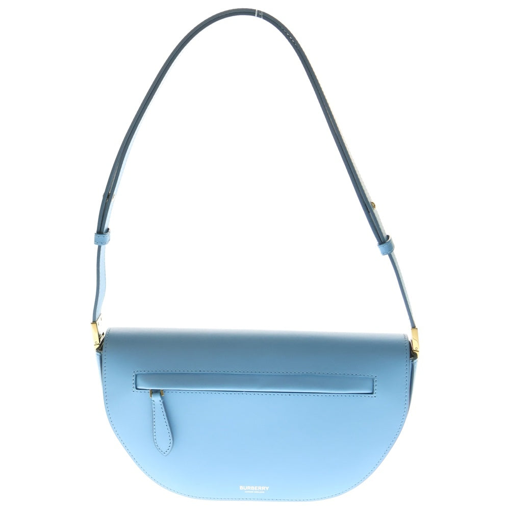 BURBERRY LONDON(バーバリーロンドン) オリンピア スモール レザー ワンショルダーバッグ ゴールド金具 ライトブルー
