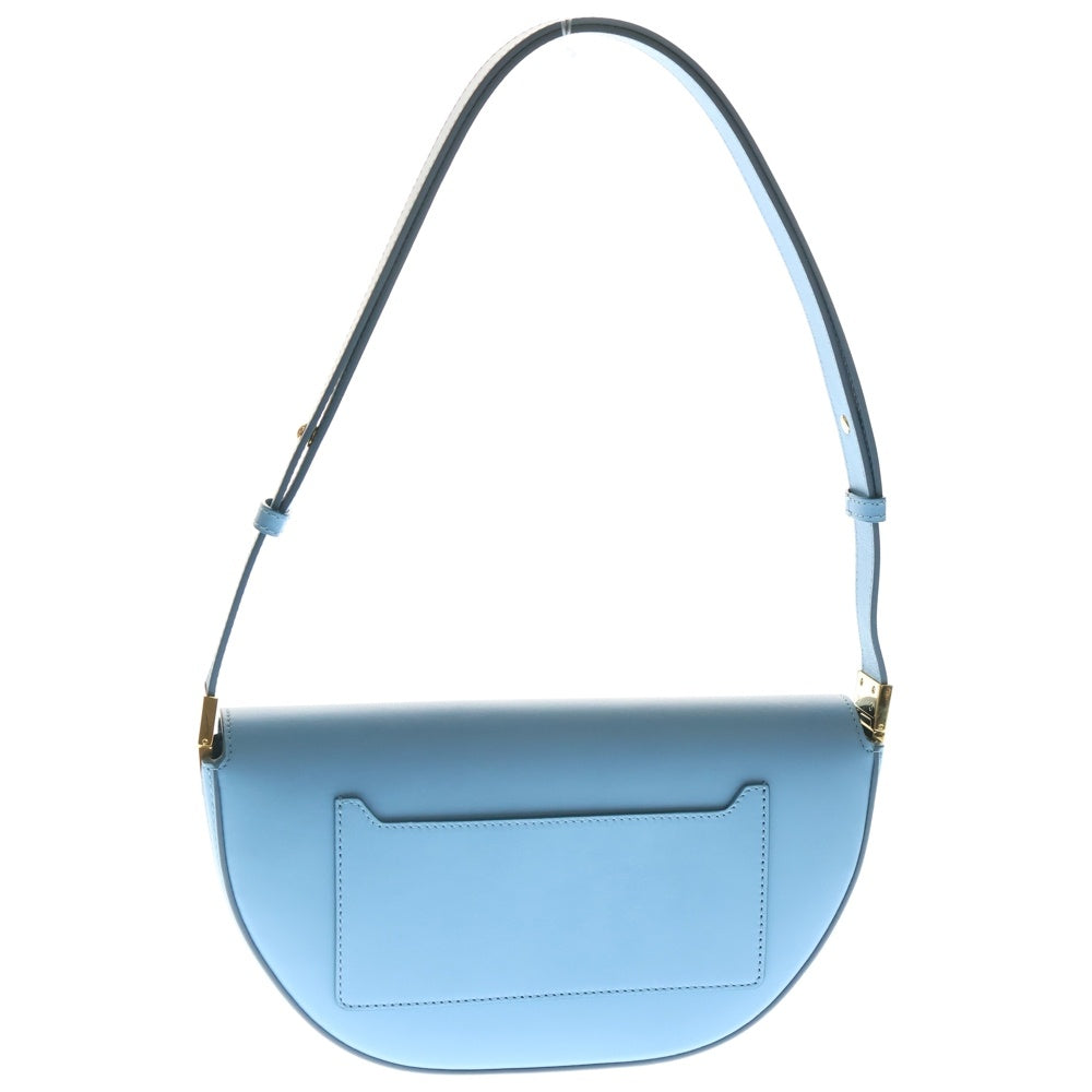 BURBERRY LONDON(バーバリーロンドン) オリンピア スモール レザー ワンショルダーバッグ ゴールド金具 ライトブルー