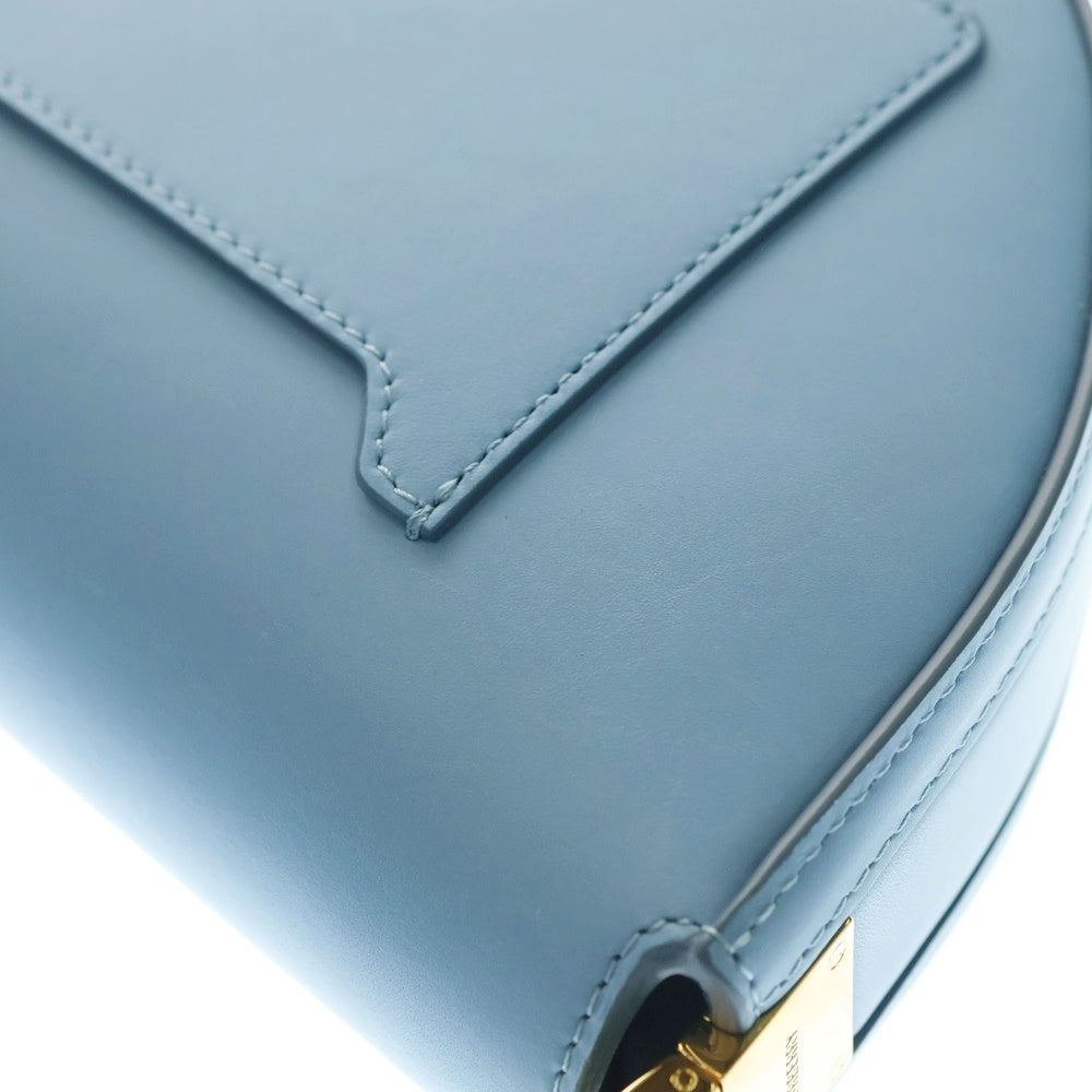 BURBERRY LONDON(バーバリーロンドン) オリンピア スモール レザー ワンショルダーバッグ ゴールド金具 ライトブルー