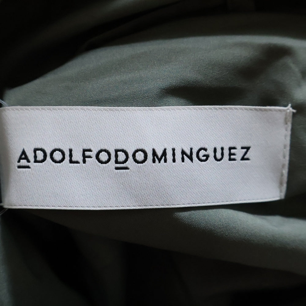 ADOLFO DOMINGUEZ(アドルフォドミンゲス) ロゴテープフーデッドダウンコート ダウンジャケット カーキ 23805G10 レディース