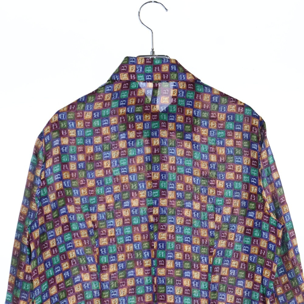 BURBERRY LONDON(バーバリーロンドン) Bロゴ 長袖シャツ マルチカラー