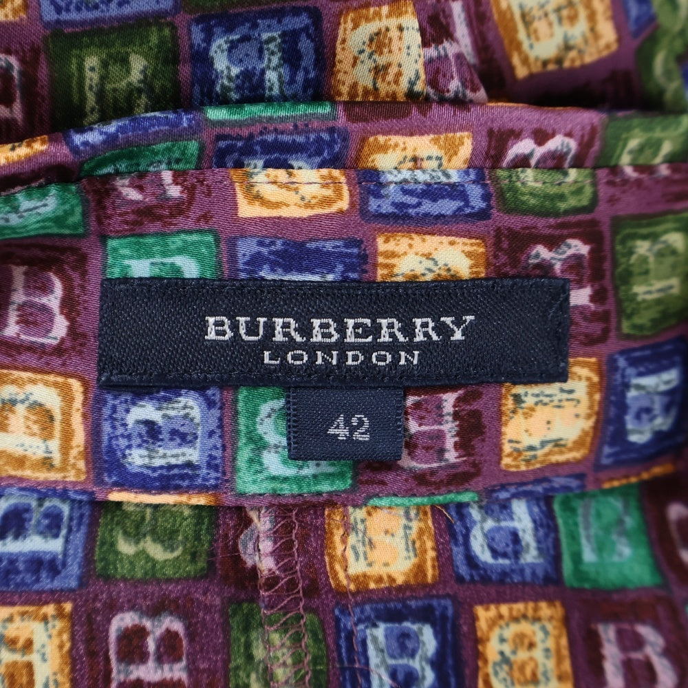 BURBERRY LONDON(バーバリーロンドン) Bロゴ 長袖シャツ マルチカラー