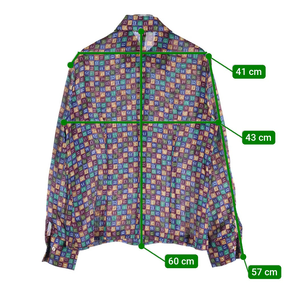 BURBERRY LONDON(バーバリーロンドン) Bロゴ 長袖シャツ マルチカラー