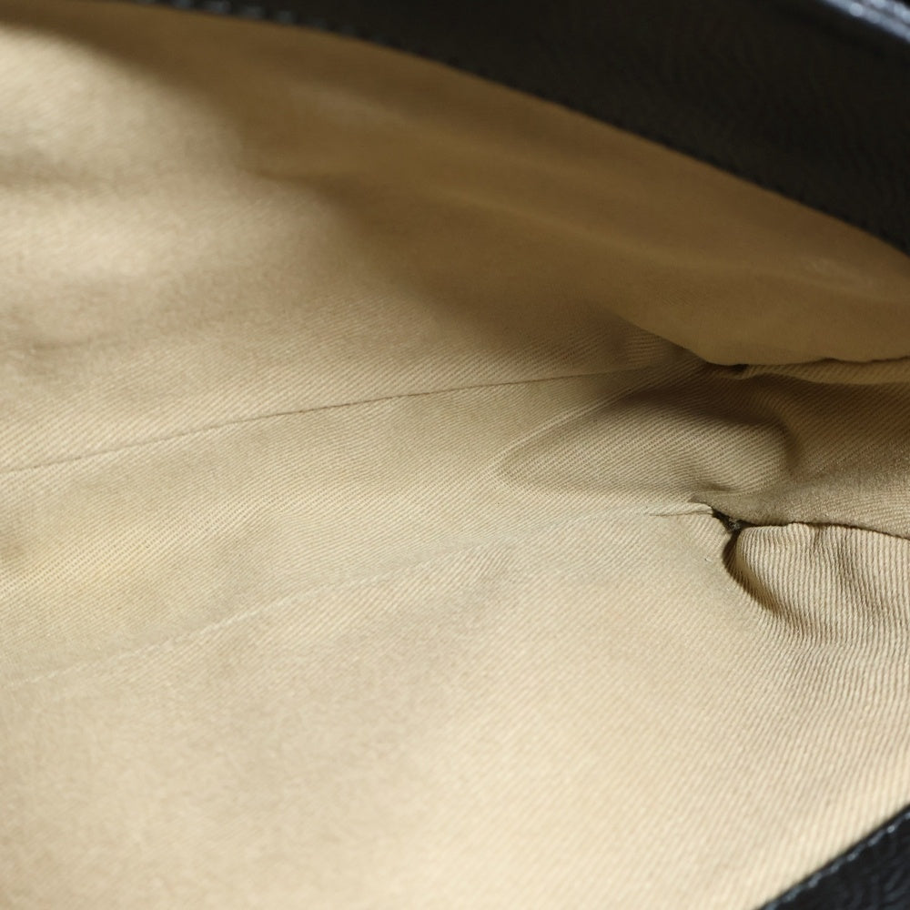 CHANEL(シャネル) マトラッセ シングルフラップ ダブルチェーン ショルダーバッグ キャビアスキン ブラック シルバー金具