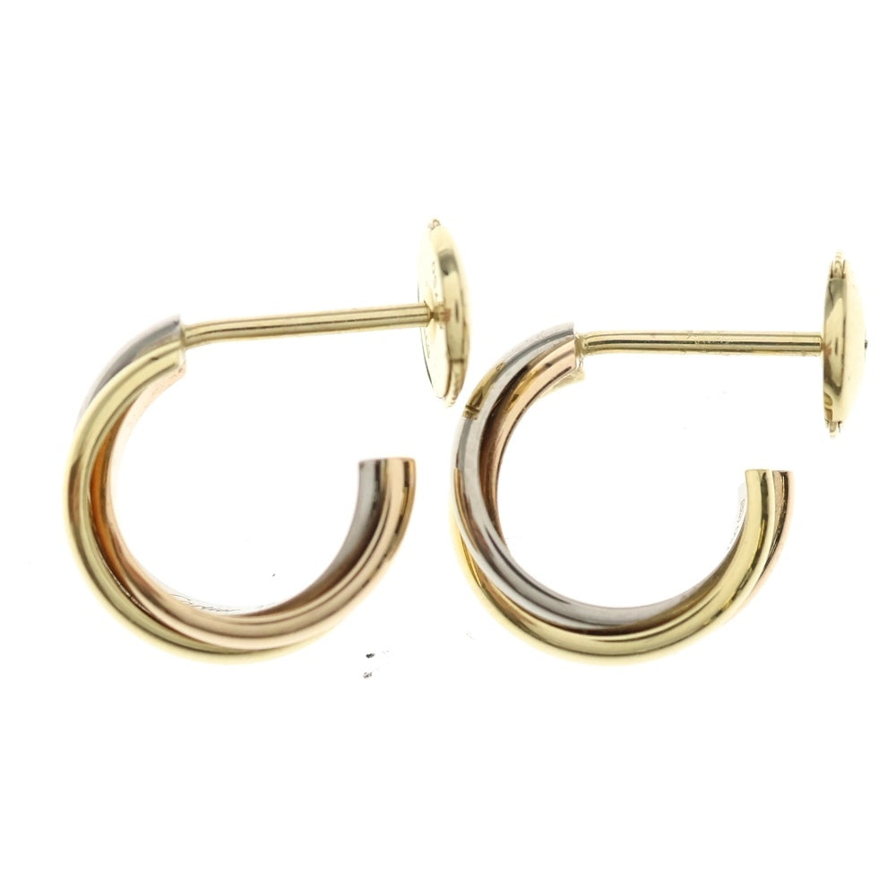 Cartier(カルティエ) トリニティ ピアス イエローゴールド×ホワイトゴールド×ピンクゴールド K18YG/WG/PG B8301540 ジュエリー