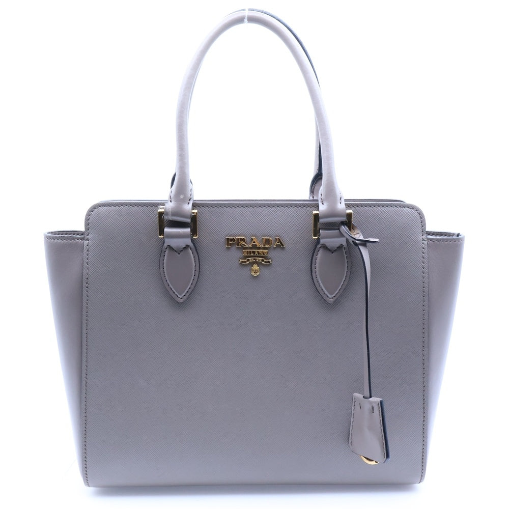 PRADA(プラダ) サフィアーノ ハンドバッグ 2wayショルダーバッグ ベージュ レザー 1BA113