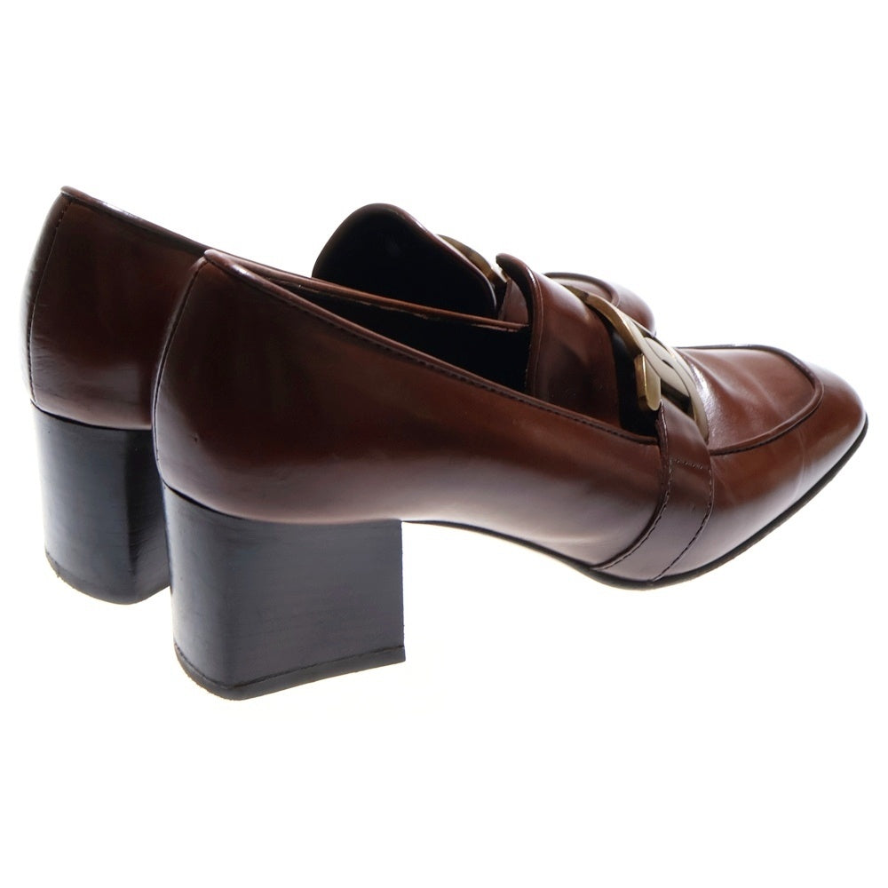 TOD'S(トッズ) KATE ケイト チェーン ロゴプレート バックル レザー