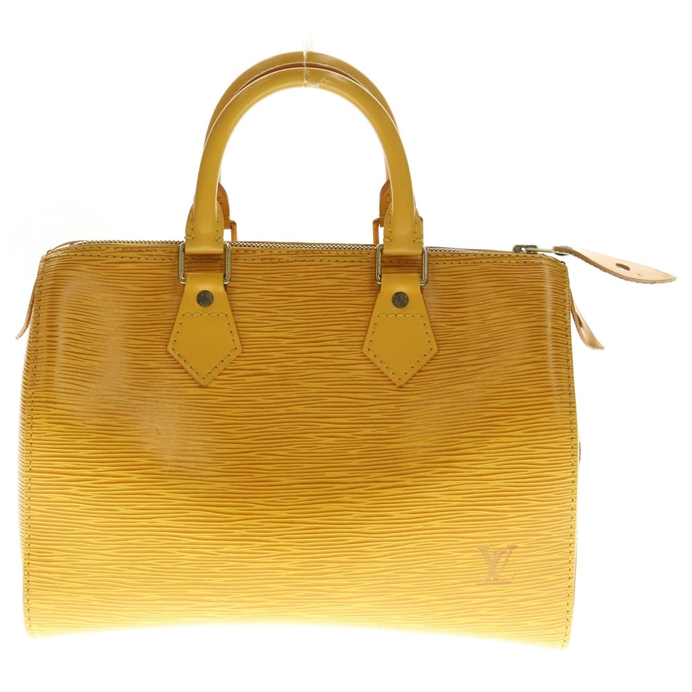 LOUIS VUITTON(ルイヴィトン) エピ スピーディ25 タッシリイエロー ハンドバッグ ボストンバッグ イエロー レザー ゴールド金具 M43019