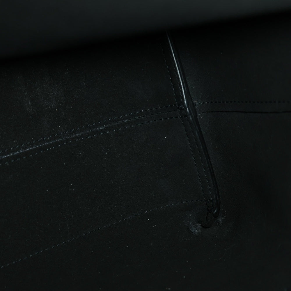 SAINT LAURENT PARIS(サンローランパリ) サックショッピング トートバッグ ハンドバッグ シルバー金具 ネイビー レザー TCT467946