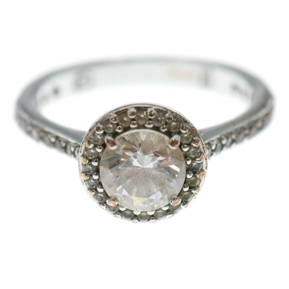 SWAROVSKI(スワロフスキー) ラウンドストーン リング 指輪 シルバー