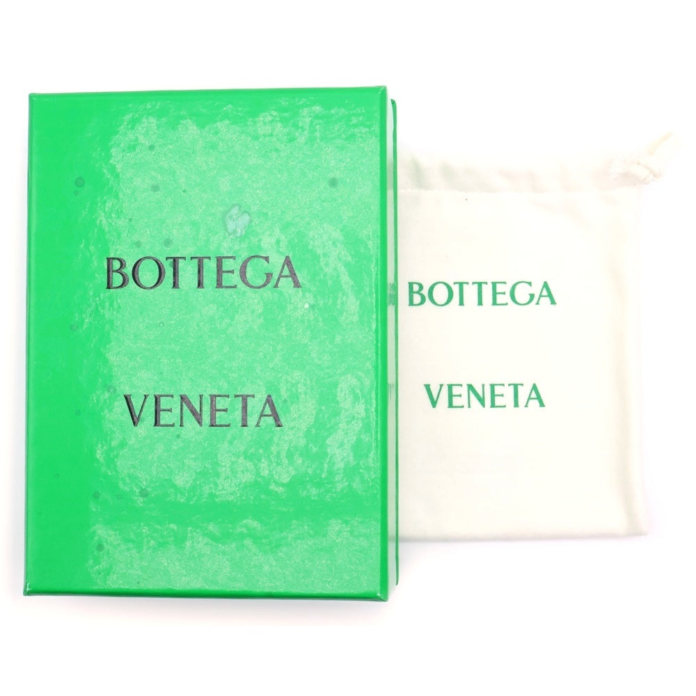 BOTTEGA VENETA(ボッテガヴェネタ) イントレチャート 二つ折り財布 コンパクトウォレット カードケース ダークグリーン×ライトブルー レザー