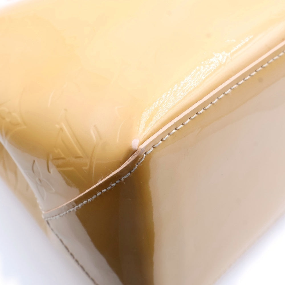 LOUIS VUITTON(ルイヴィトン) ヴェルニ ウィルシャーPM ジョーヌパッション ハンドバッグ ライトオレンジ パテント ゴールド金具 M91725