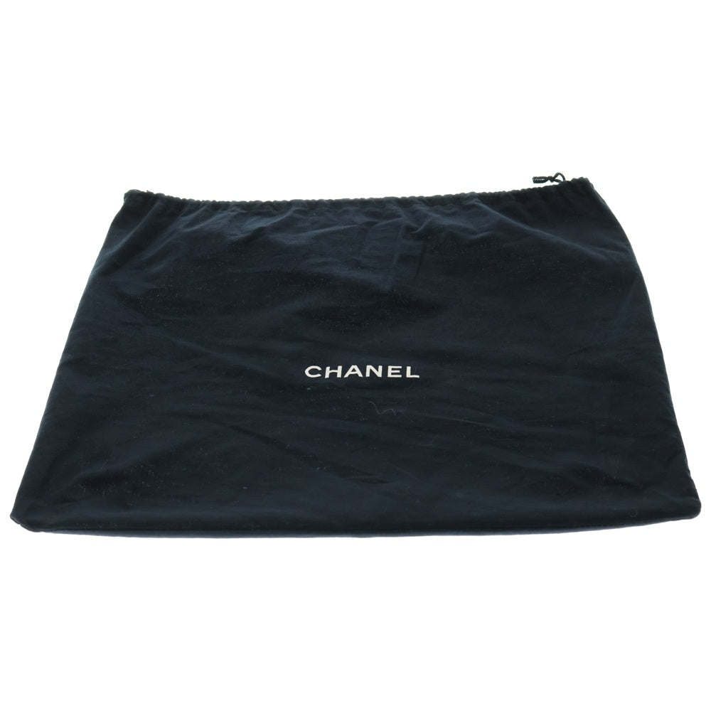 CHANEL(シャネル) ココマーク キャビアスキン レザー チェーントートバッグ シルバー金具 ベージュ 6番台