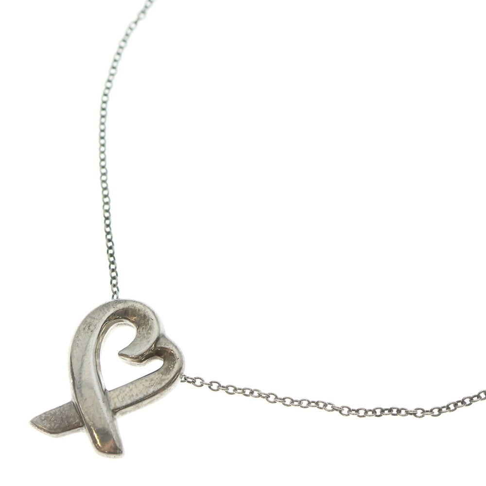 TIFFANY & Co.(ティファニー) ラビングハート チェーンペンダントネックレス シルバー レディース