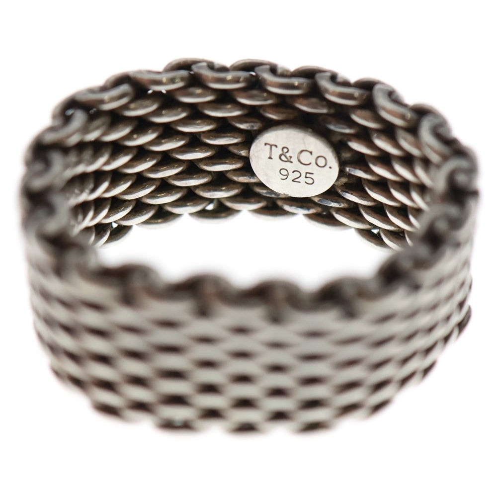 TIFFANY & Co.(ティファニー) サマセットメッシュリング 指輪 シルバー