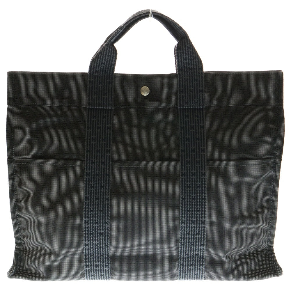 HERMES(エルメス) エールライン MM トートバッグ ハンドバッグ グレー キャンバス